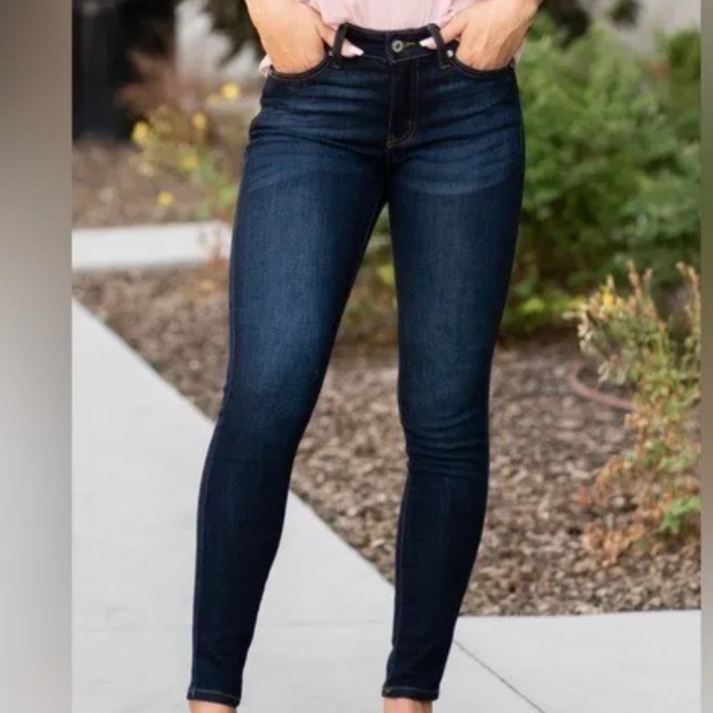Hollister Buttonfly Dark Wash Jeans